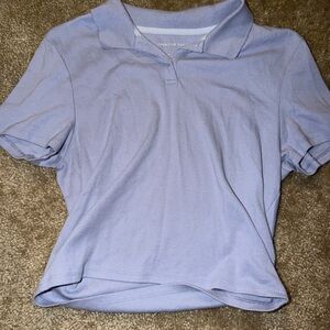 American Eagle Outfitters Light Purple Polo